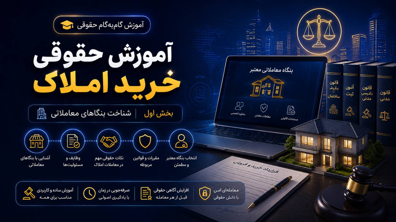  آموزش حقوقی خرید املاک