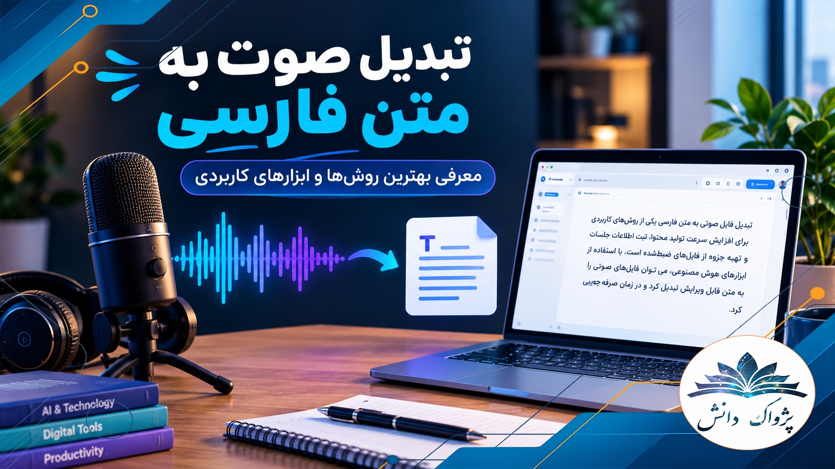تبدیل صوت به متن فارسی؛ معرفی بهترین روش‌ها و ابزارهای کاربردی